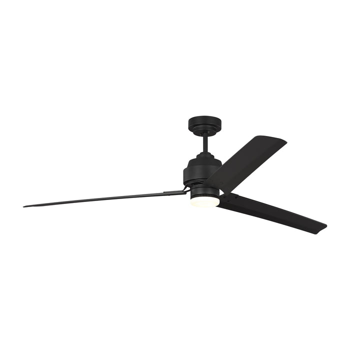 Visual Comfort Fan 3ARR68MBK 68" Ceiling Fan, Midnight Black