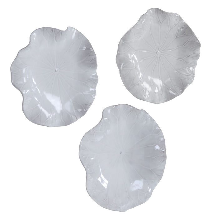 Uttermost 04234 Wall Decor, S/3, White