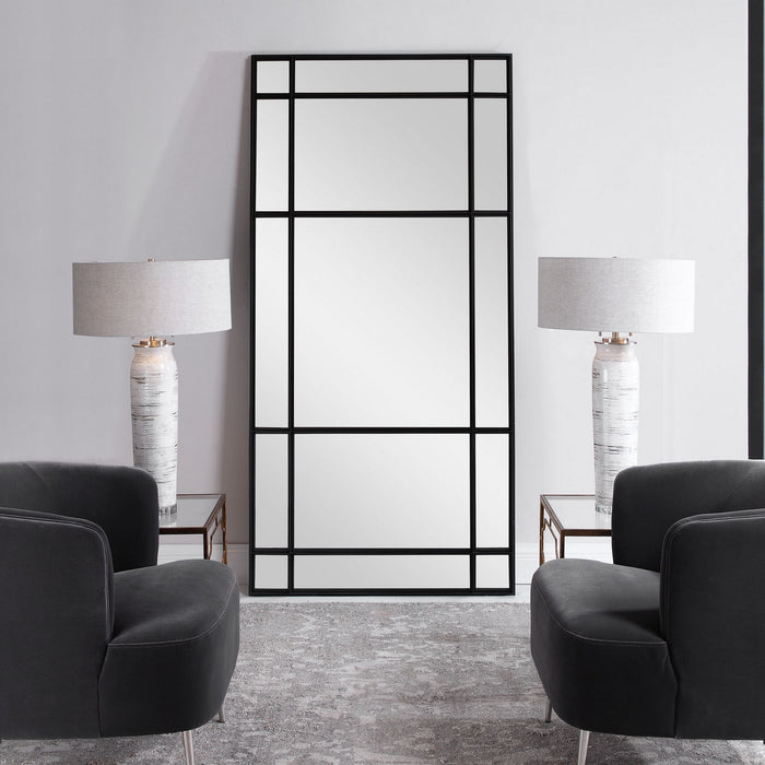 Uttermost 09598 Mirror, Wrought-iron Black