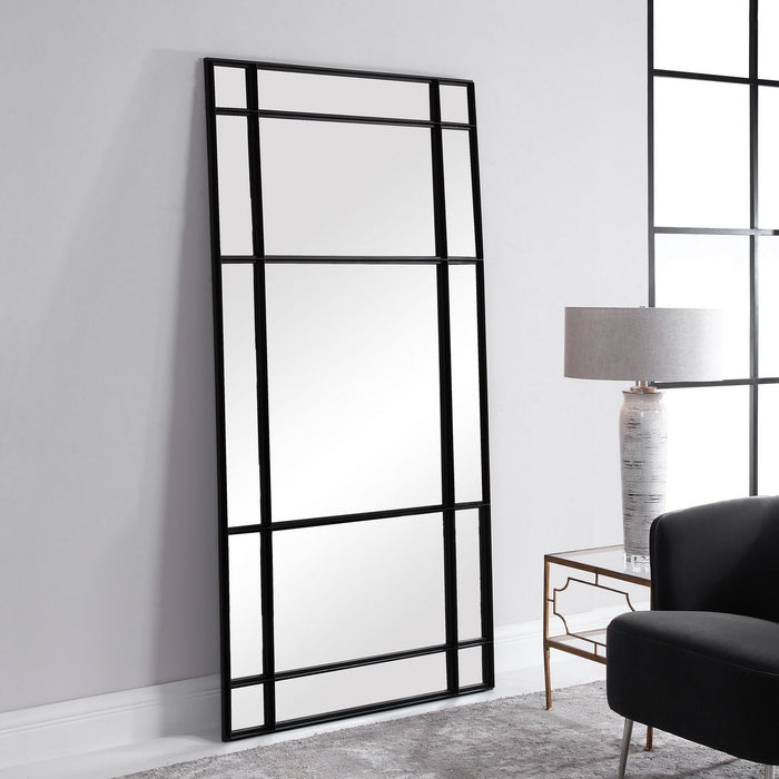Uttermost 09598 Mirror, Wrought-iron Black