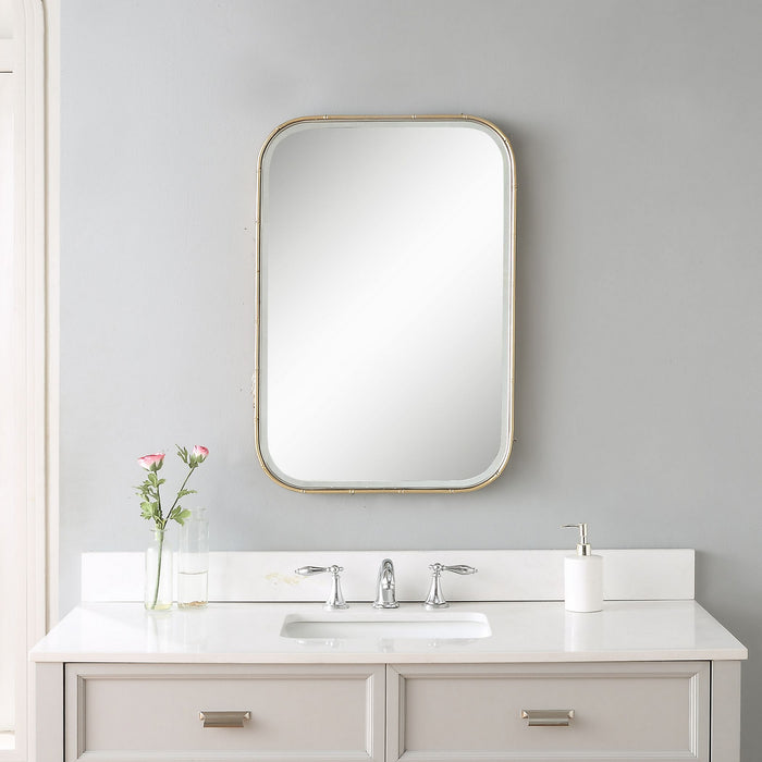 Uttermost 09599 Mirror, Antique Gold Leaf