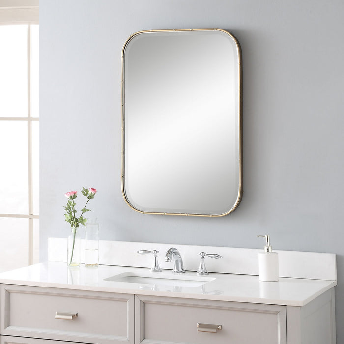 Uttermost 09599 Mirror, Antique Gold Leaf