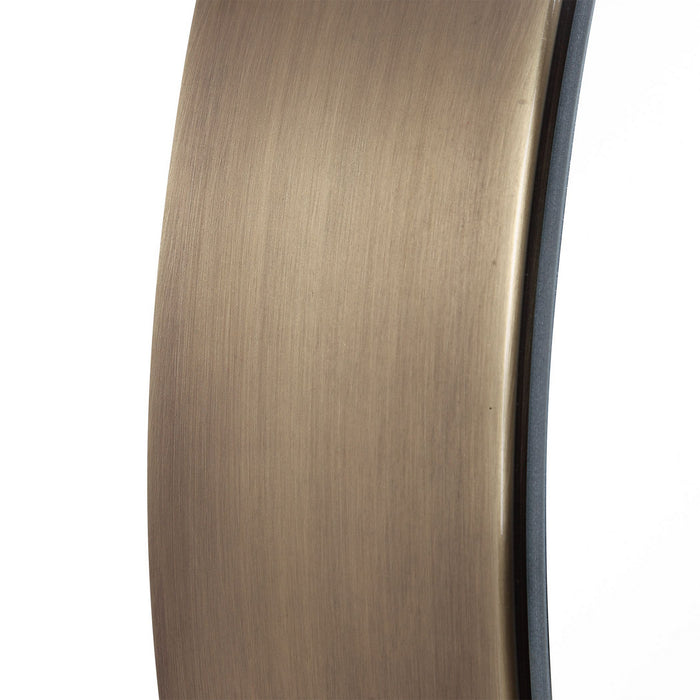 Uttermost 09617 Mirror, Antique Brushed Brass