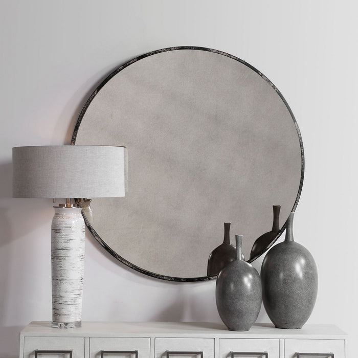 Uttermost 09629 Mirror, Aged Black