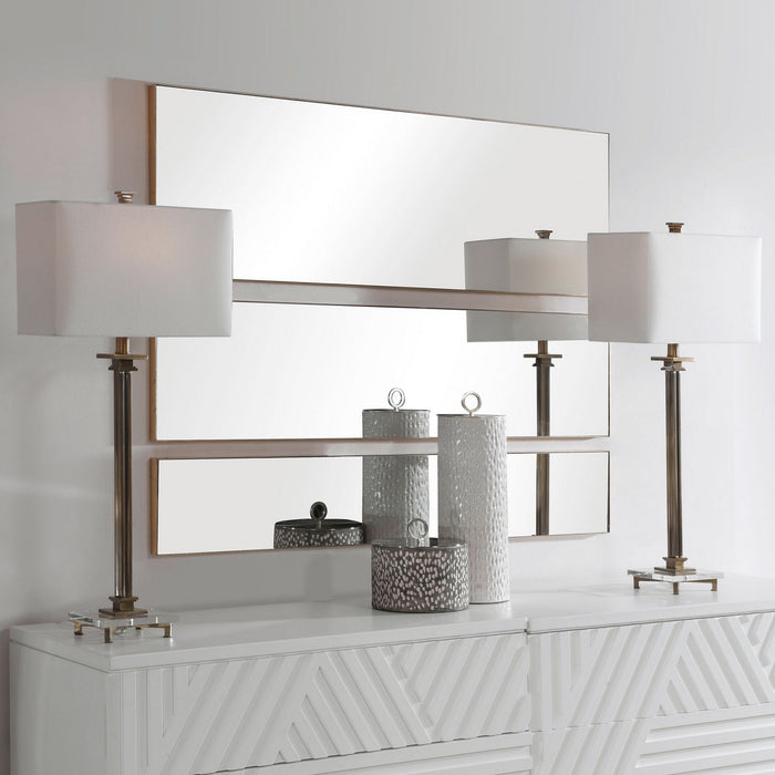 Uttermost 09631 Mirror, Set Of 3, Gold