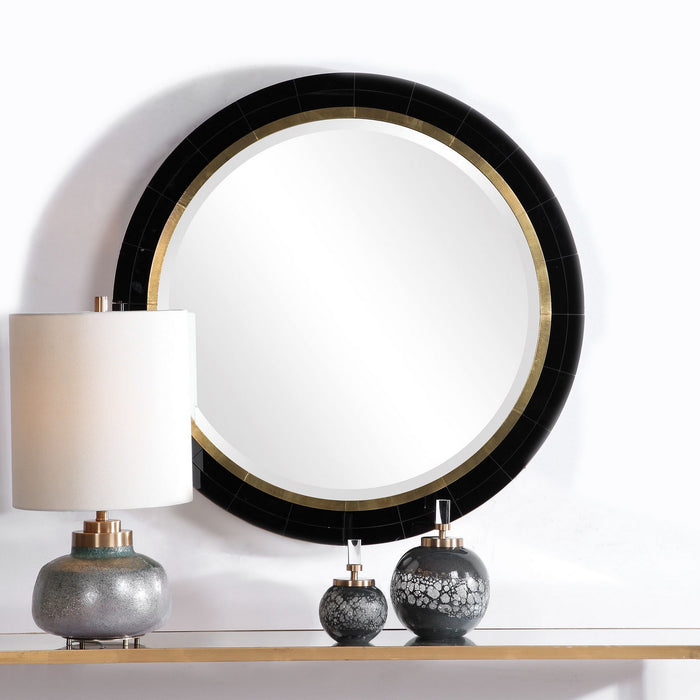 Uttermost 09633 Mirror, Antique Brass