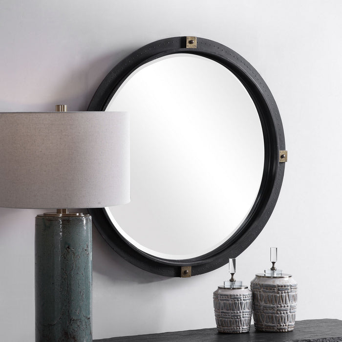 Uttermost 09635 Mirror, Dark Bronze