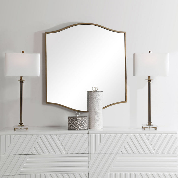 Uttermost 09639 Mirror, Antique Gold