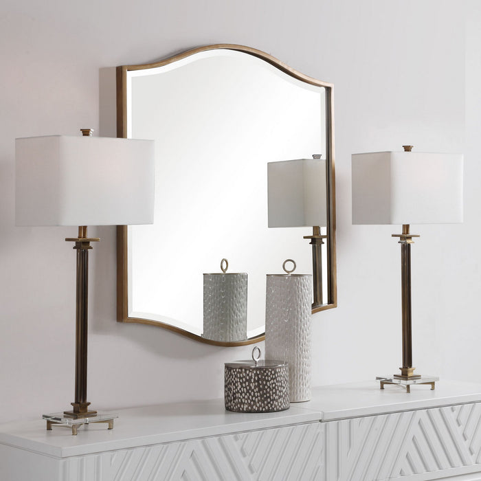 Uttermost 09639 Mirror, Antique Gold