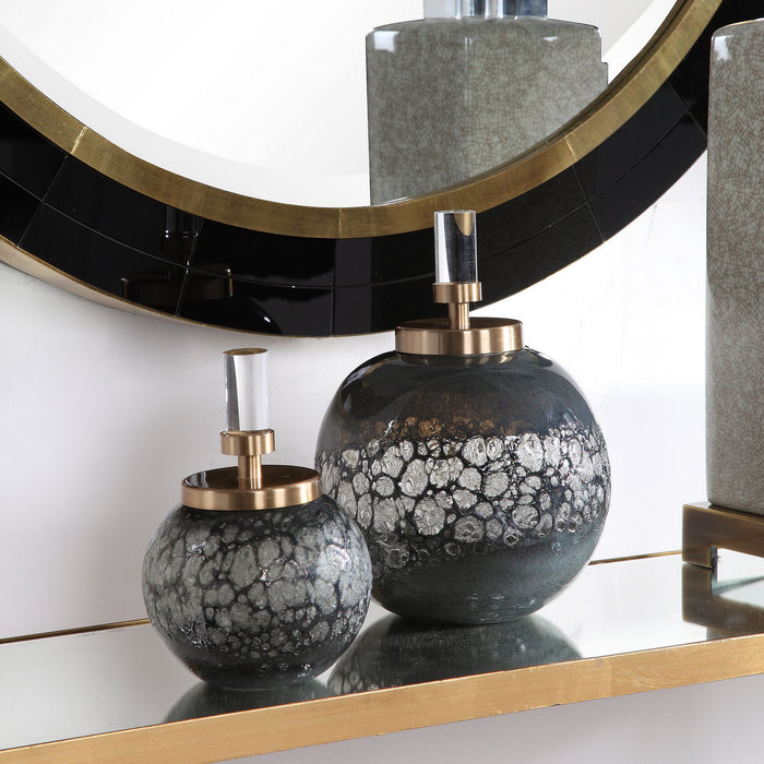 Uttermost 17729 Bottles, S/2, Brushed Brass