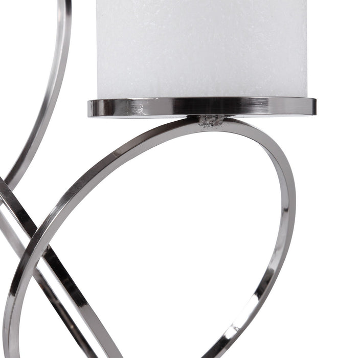 Uttermost 17731 Candleholder, Polished Nickel