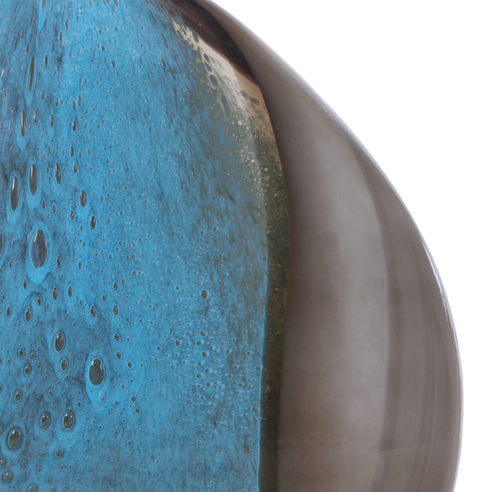 Uttermost 17741 Vases, S/2, Cobalt And Black