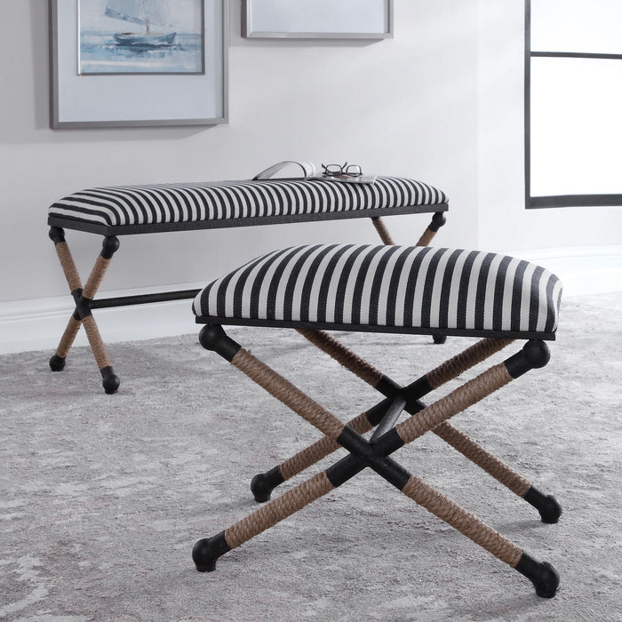 Uttermost 23527 Bench, Cream