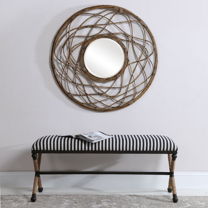 Uttermost 23527 Bench, Cream