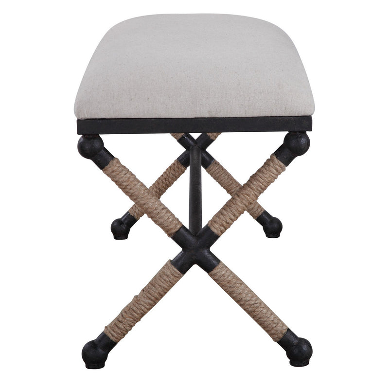 Uttermost 23528 Bench, Rustic Iron