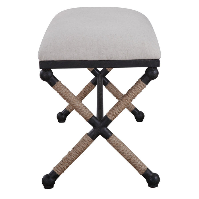 Uttermost 23528 Bench, Rustic Iron