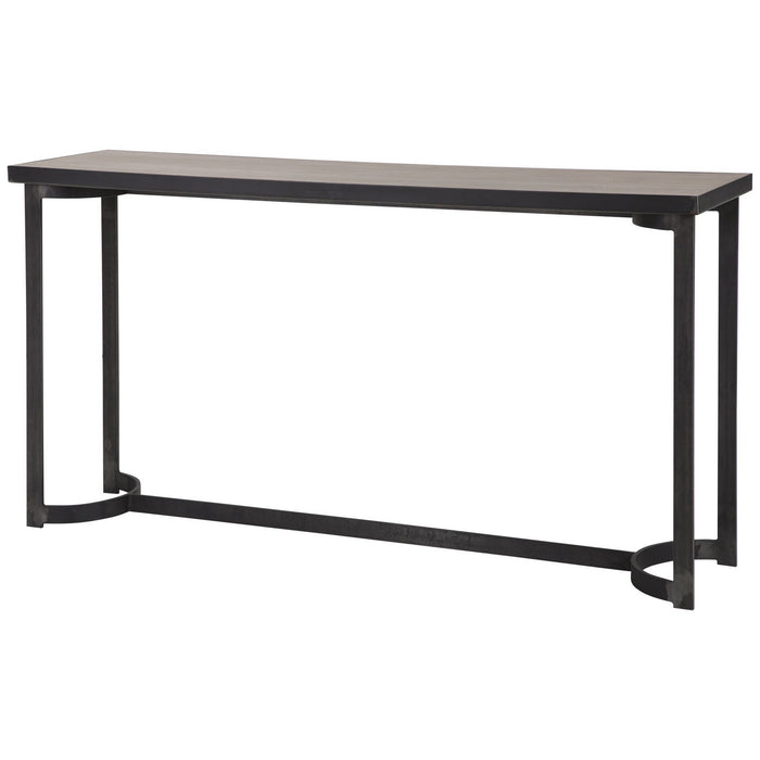 Uttermost 24951 Console Table, Aged Steel