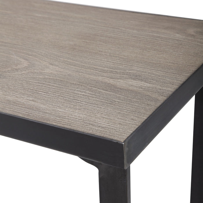 Uttermost 24951 Console Table, Aged Steel