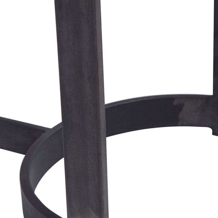 Uttermost 24951 Console Table, Aged Steel