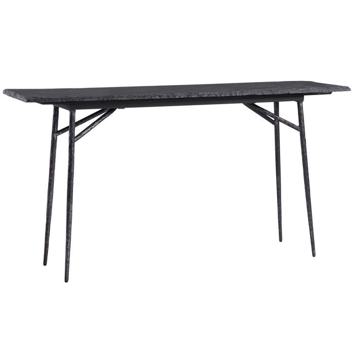 Uttermost 24953 Console Table, Aged Black