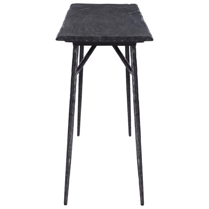 Uttermost 24953 Console Table, Aged Black