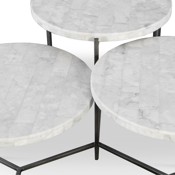 Uttermost 25071 Coffee Table, Gunmetal