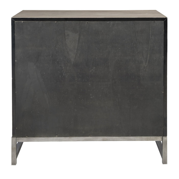 Uttermost 25369 Accent Chest, Aged Pewter