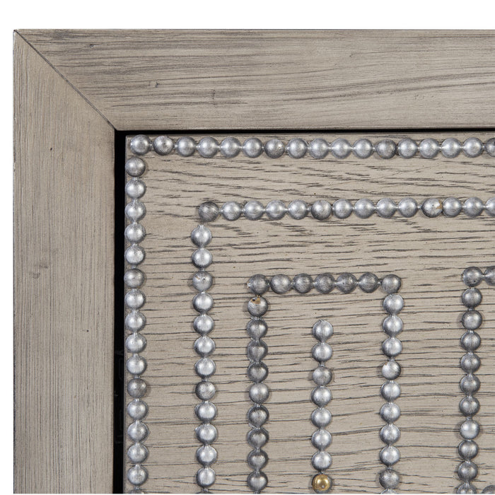 Uttermost 25369 Accent Chest, Aged Pewter