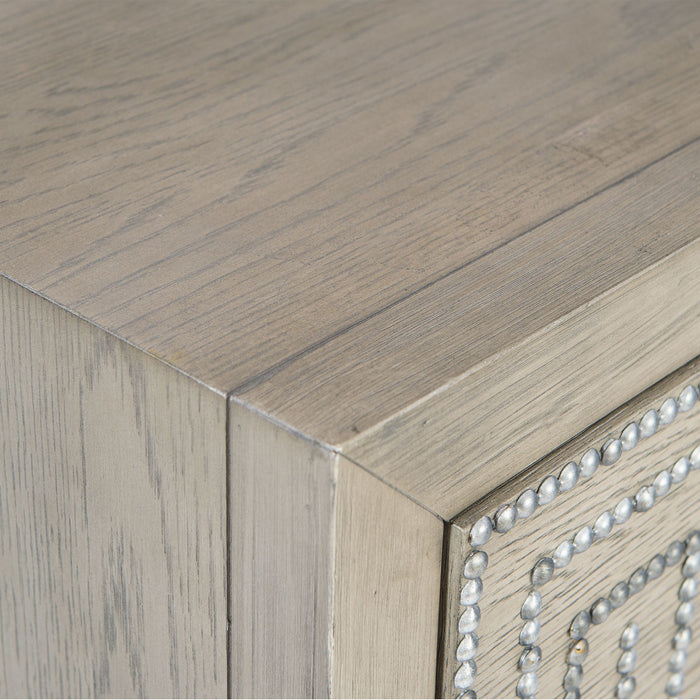 Uttermost 25369 Accent Chest, Aged Pewter