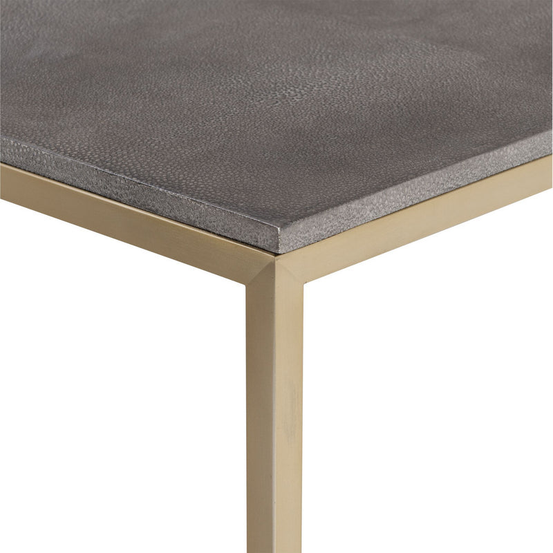 Uttermost 25370 Coffee Table, Stainless Steel