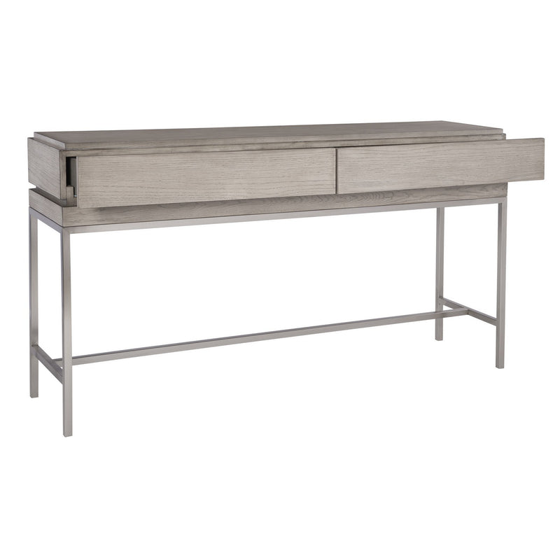 Uttermost 25373 Console Table, Stainless Steel