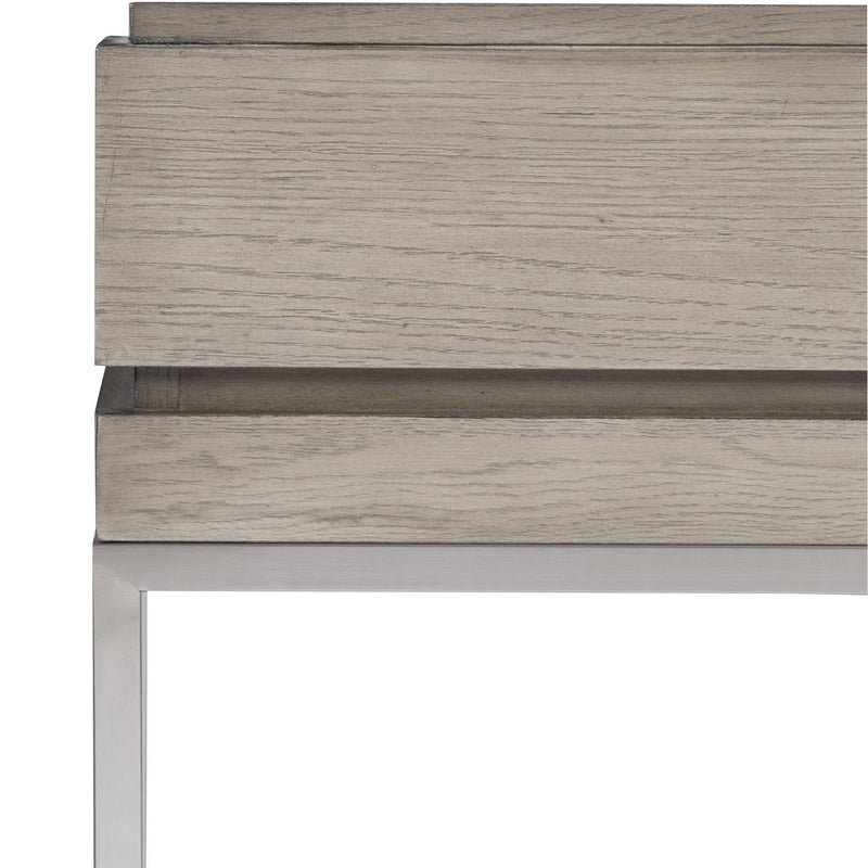 Uttermost 25373 Console Table, Stainless Steel