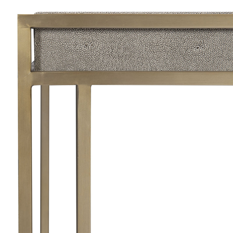 Uttermost 25377 Console Table, Brushed Brass