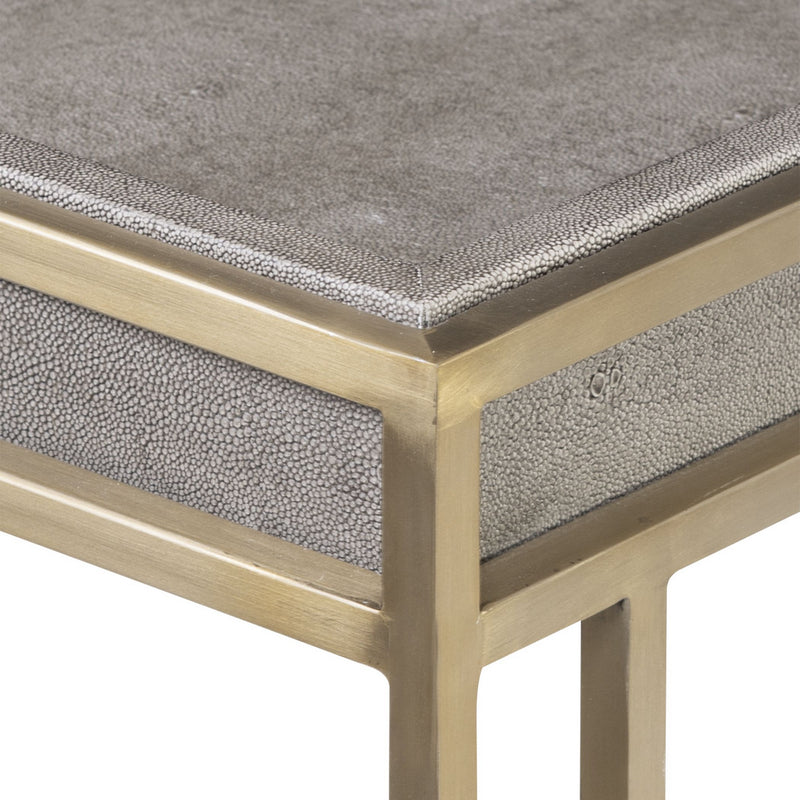 Uttermost 25377 Console Table, Brushed Brass