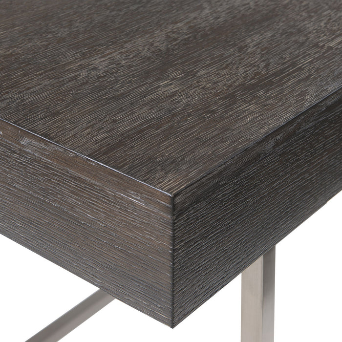 Uttermost 25380 Desk, Smoke Gray