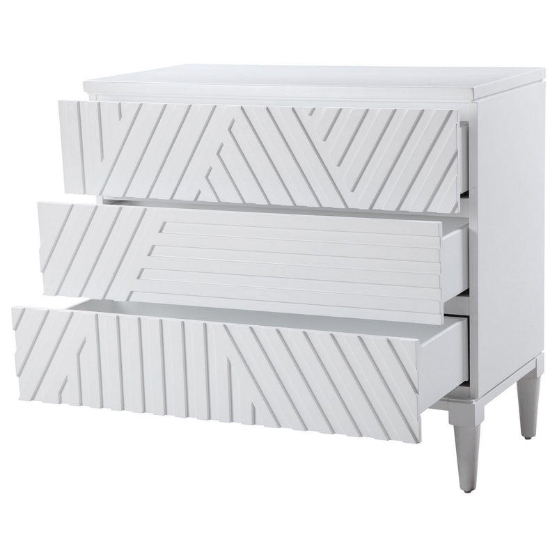 Uttermost 25382 Drawer Chest, White
