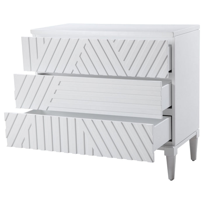 Uttermost 25382 Drawer Chest, White
