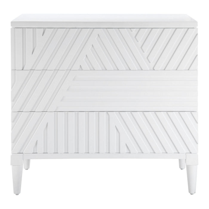 Uttermost 25382 Drawer Chest, White