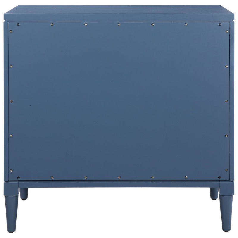 Uttermost 25383 Drawer Chest, Blue