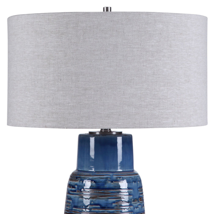 Uttermost 28276 One Light Table Lamp, Brushed Nickel