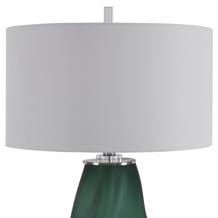 Uttermost 28278 One Light Table Lamp, Brushed Nickel