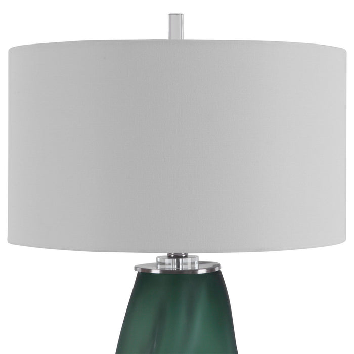Uttermost 28278 One Light Table Lamp, Brushed Nickel