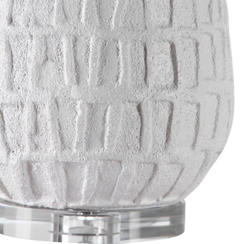 Uttermost 28283-1 One Light Table Lamp, Polished Nickel