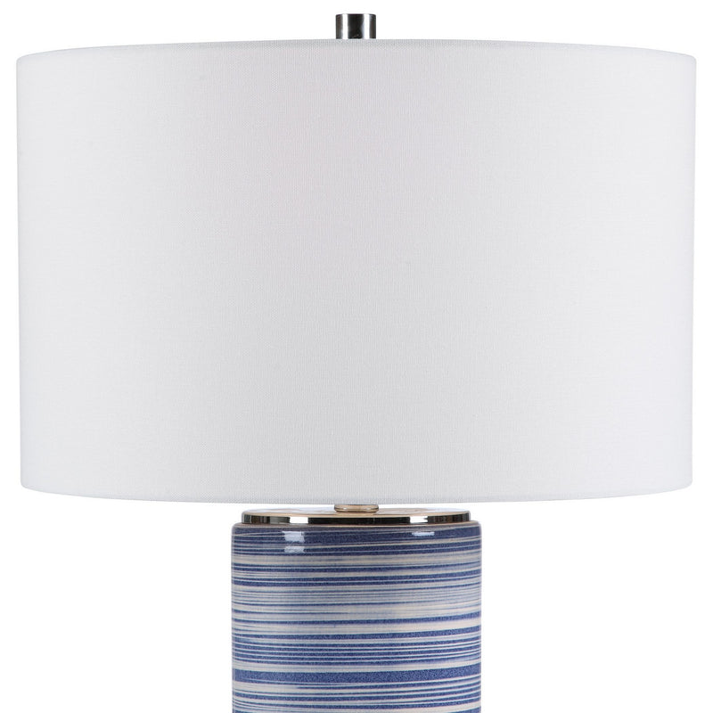 Uttermost 28284 One Light Table Lamp, Polished Nickel