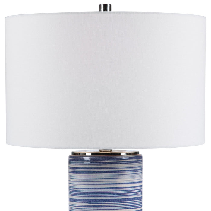 Uttermost 28284 One Light Table Lamp, Polished Nickel