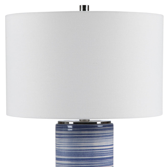 Uttermost 28284 One Light Table Lamp, Polished Nickel