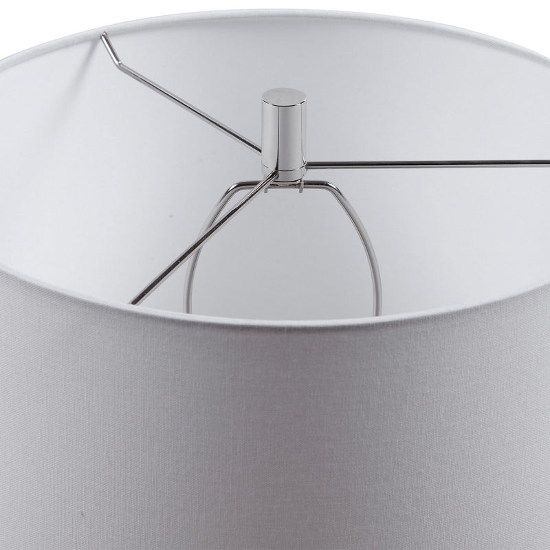 Uttermost 28284 One Light Table Lamp, Polished Nickel