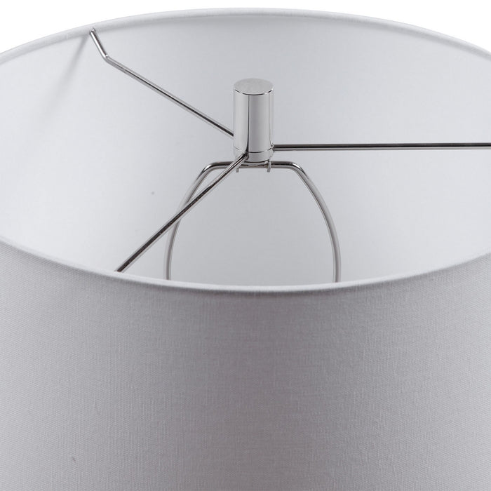 Uttermost 28284 One Light Table Lamp, Polished Nickel