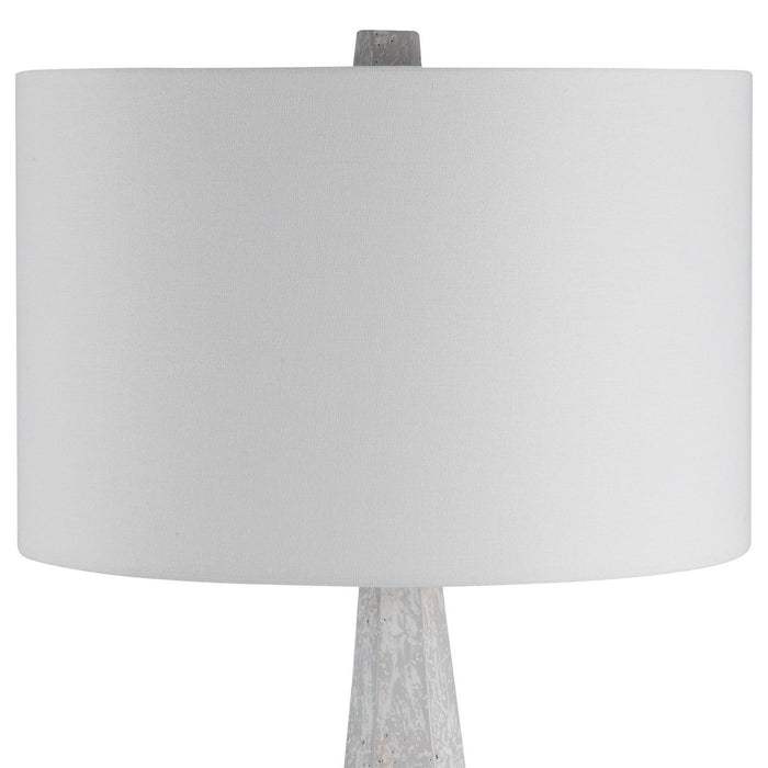 Uttermost 28287 One Light Table Lamp, Brushed Nickel