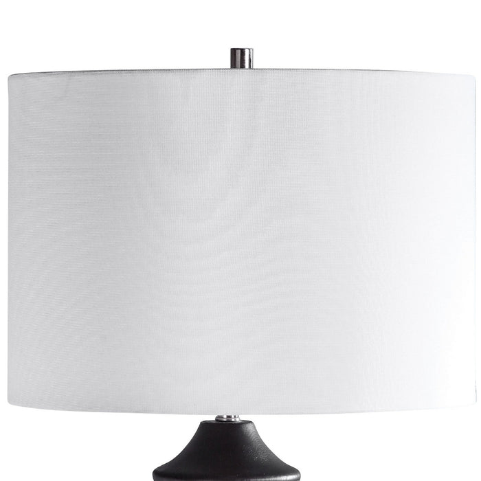 Uttermost 28288-1 One Light Table Lamp, Rustic Black